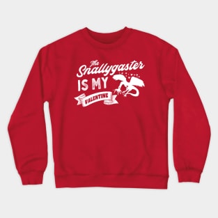 The Snallygaster is My Valentine Cute Valentines Day Cryptid Crewneck Sweatshirt